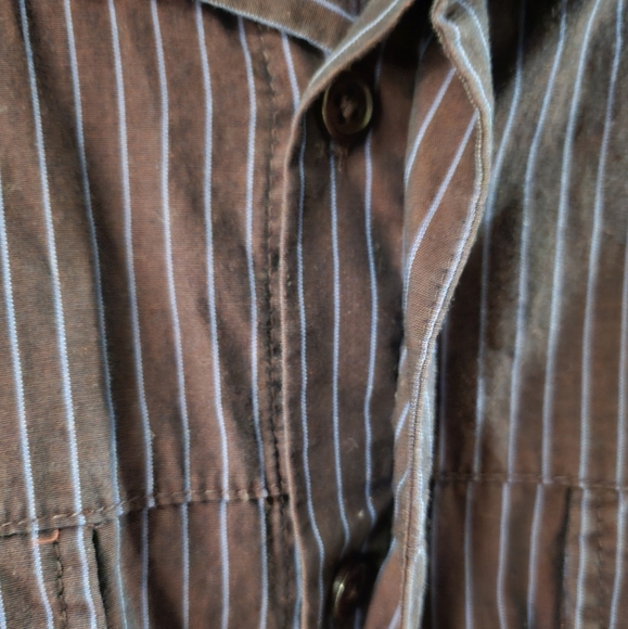 Men's INC International Concept Striped Button-Up Shirt - Picture 4 of 7